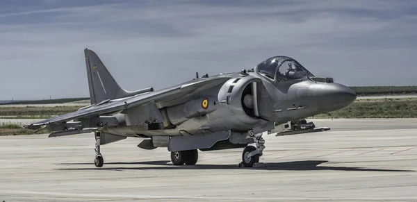 Tiro Perto Mcdonnell Douglas Agora Boeing Harrier Pousou Chão — Fotografia de Stock