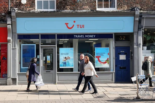 Tienda Agencia Viajes Tui York Reino Unido — Foto de Stock