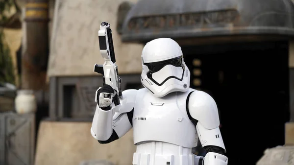 First Order Stormtrooper Disneyland Anaheim — Stock Photo, Image