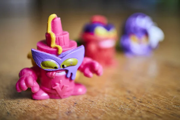 Närbild Super Things Kazoom Kids Serie Leksak Figur Från Skurk — Stockfoto