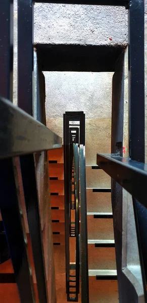 Eine Nahaufnahme Einer Treppe Einem Gebäude — Stockfoto
