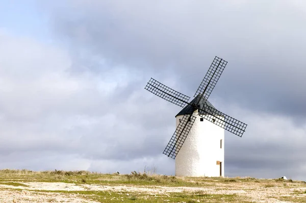 Closeup Shot Spanish Windmill Campo Criptana — Stock Photo, Image