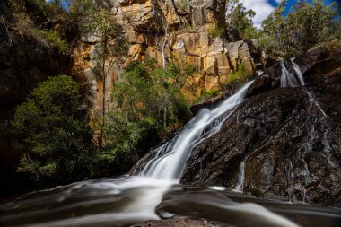 Mackenzie Şelalesi ve Mackenzie Nehri Grampians Ulusal Parkı, Victoria Avustralya