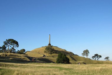 Auckland, Yeni Zelanda 'da bir tepe manzarası