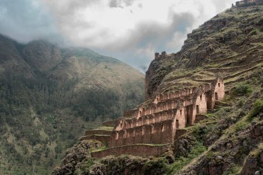 Ollantaytambo, Peru 'da antik bir ibadethane.