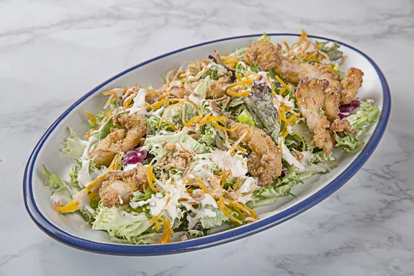 Close Delicious Chicken Salad — Stock Photo, Image