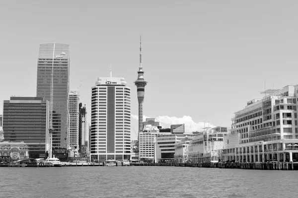 Auckland Centrum Skyline Med Nya Pwc Och Hsbc Byggnader Auckland — Stockfoto