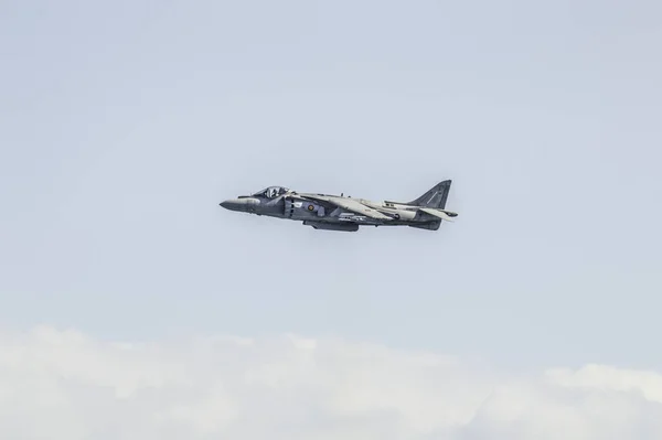 Самолет Mcdonnell Douglas Теперь Boeing Harrier Полете — стоковое фото