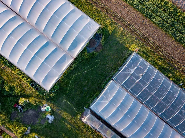 Aerial View Organic Inner City Farm London — Stock Photo, Image