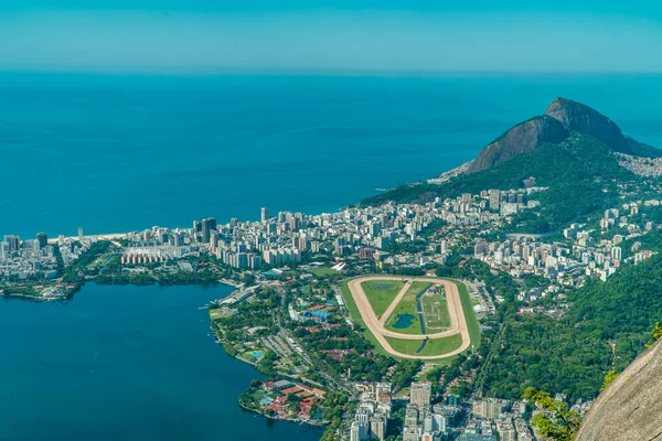 Una Vista Aérea Del Paisaje Urbano Río Janeiro Brasil —  Fotos de Stock