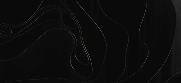 Elegantní Luxusní Černá Tkanina Saténové Hedvábí Pozadí — Stock fotografie