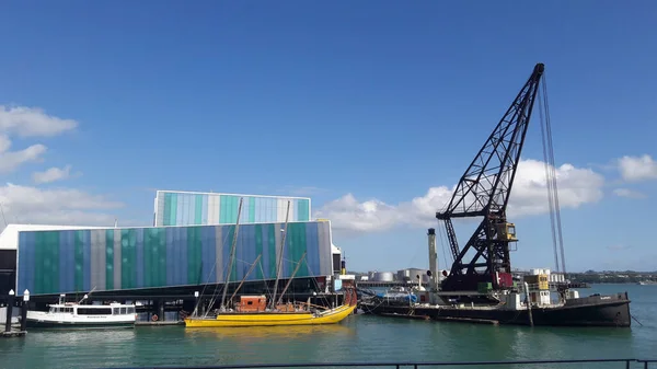 View Ships Auckland New Zealand — Stock Photo, Image