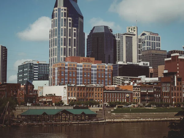 Uma Bela Foto Cidade Nashville Durante Dia — Fotografia de Stock