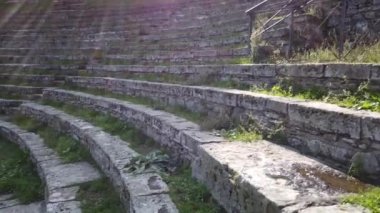 Fiesole Roma amfi tiyatrosu ve hamamları