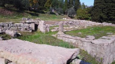 Fiesole Roma amfi tiyatrosu ve hamamları