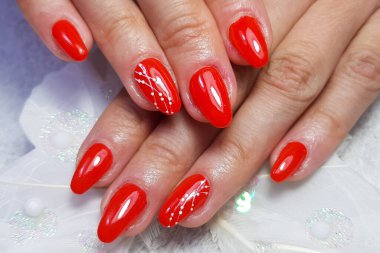 jel çizilmiş tırnaklar - profesyonel manikür