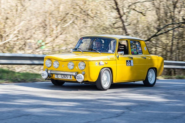 Klassieke Rally Auto Straat Renault — Stockfoto