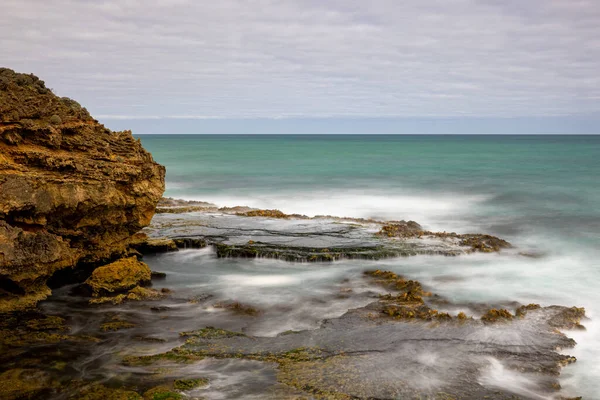 Una Vista Ipnotizzante Sul Mare Great Ocean Road Victoria Coastline — Foto Stock