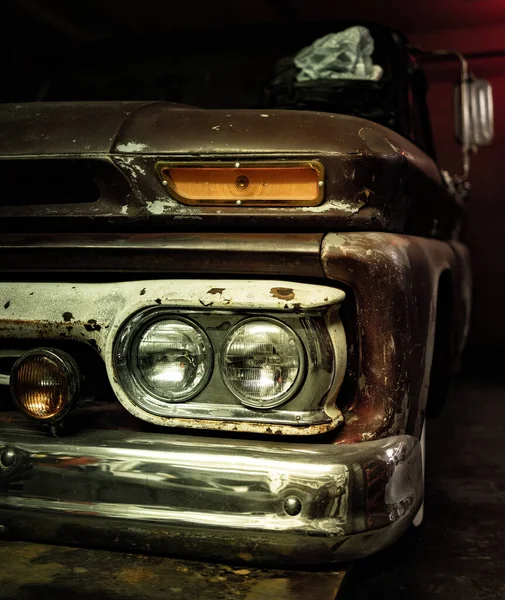 Vertical Shot Old Vehicle — Stock Photo, Image