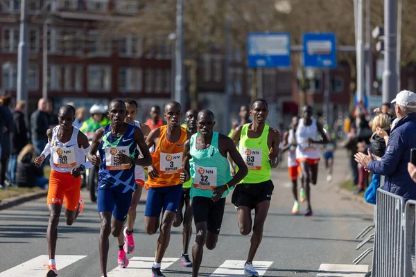 Maraton Rotterdam 2022 Den Främre Grou — Stockfoto