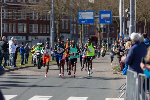 Marathon Rotterdam 2022 Frontgroep — Stockfoto