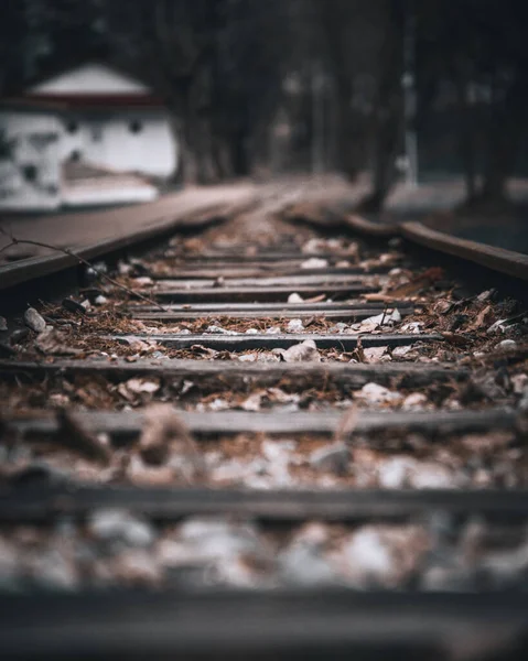 Eine Eisenbahn Ländlichen Raum — Stockfoto