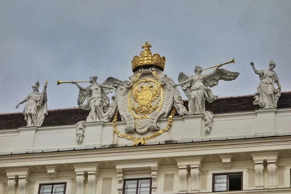 Exteriér Hofburgského Paláce Vídni Rakousko — Stock fotografie