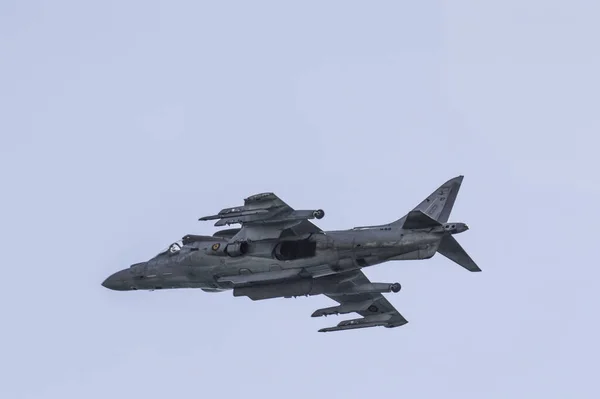 Låg Vinkel Skott Mcdonnell Douglas Boeing Harrier Luften — Stockfoto