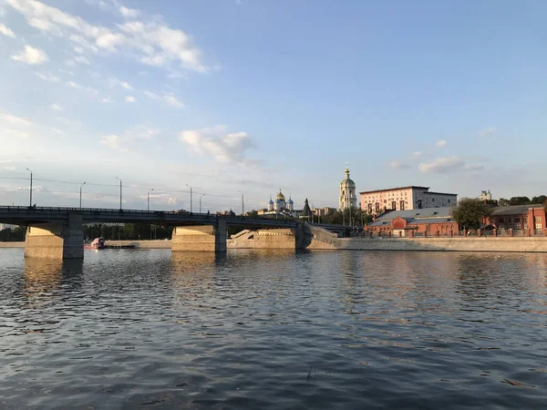 Чудовий Знімок Кам Яного Мосту Ризі Латвія — стокове фото