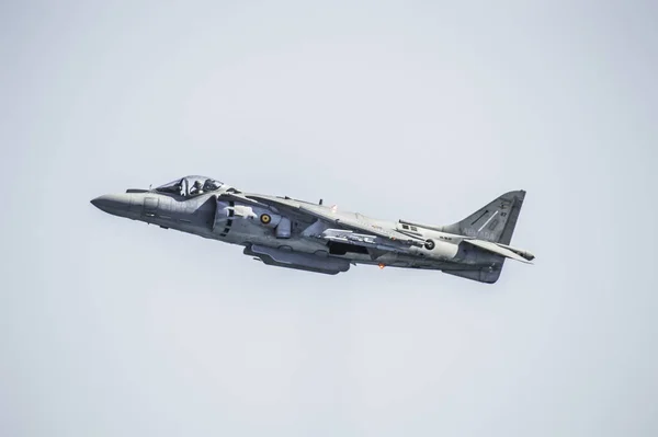 Boční Pohled Mcdonnella Douglase Nyní Boeing Harrier Během Letu — Stock fotografie