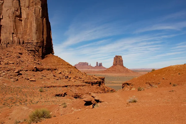 Die Schöne Aussicht Auf Monument Valley Monument Valley Navajo Tribal — Stockfoto