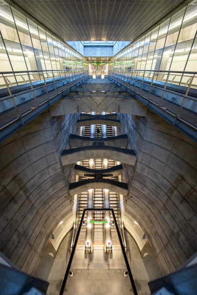 Una Stazione Della Metropolitana Vienna Austria — Foto Stock