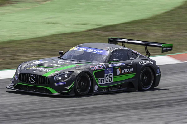 Selective Focus Shot Mercedes Benz Amg Gt3 Fast Race Car — Stock Photo, Image