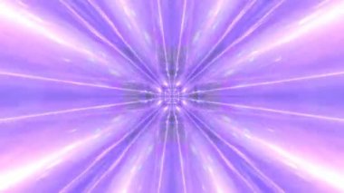 Renkli fraktal desen hareketleriyle soyut bir döngü animasyonu