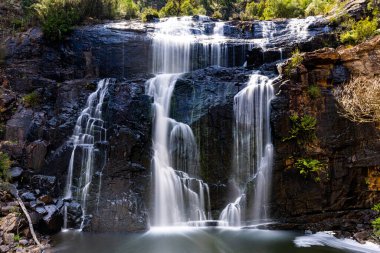 Mackenzie Şelalesi ve Mackenzie Nehri Grampians Ulusal Parkı, Victoria Avustralya