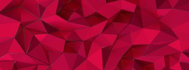 3 boyutlu, kırmızı metalik parlak morumsu fütüristik bir arkaplan