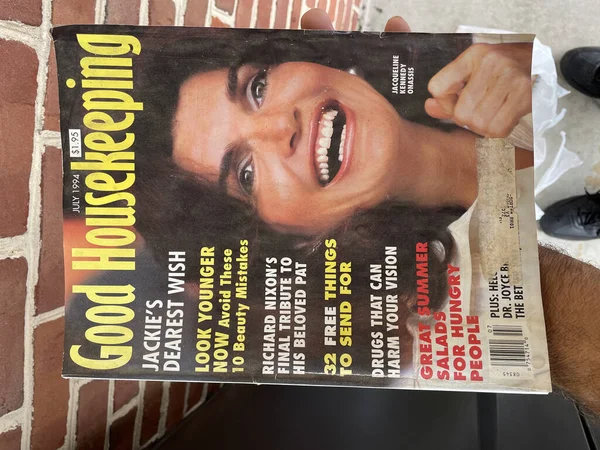 Uma Foto Revista Feminina Good Housekeeping Julho 1994 — Fotografia de Stock