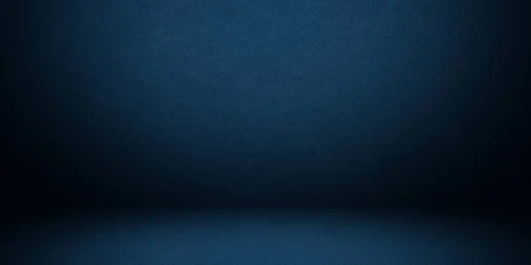Темно Синий Интерьер Комнаты Студии Чистый Семинар Фотографии Презентации — стоковое фото