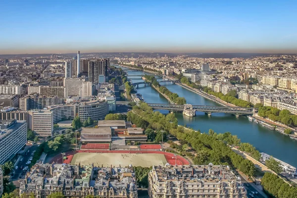 Schöne Aussicht Vom Eiffelturm Paris Frankreich — Stockfoto