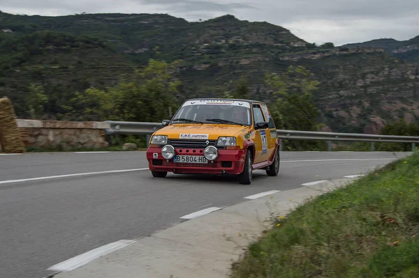 Utilitario Deportivo Francés Rally Asfalto Renault Turbo — Foto de Stock