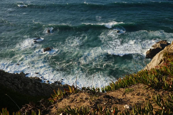 Una Bella Foto Paesaggio Marino Durante Giorno Portogallo — Foto Stock