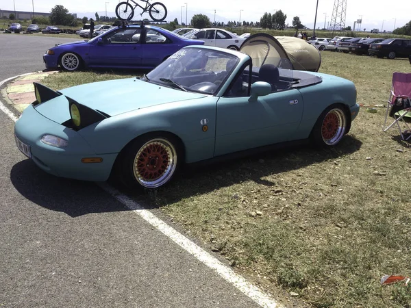 Bom Clássico Pouco Conversível Japão Carro Mazda Miata — Fotografia de Stock