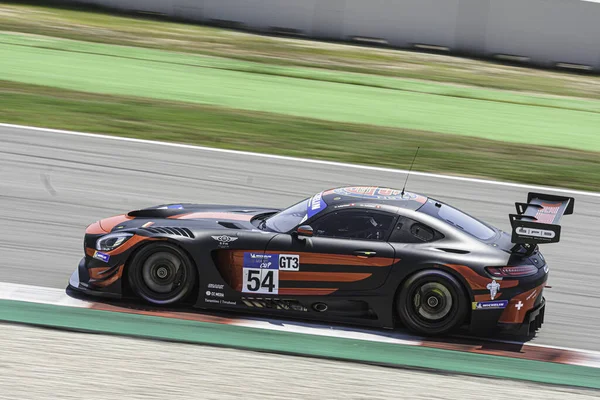 Selective Focus Shot Mercedes Benz Amg Gt3 Fast Race Car — Stock Photo, Image