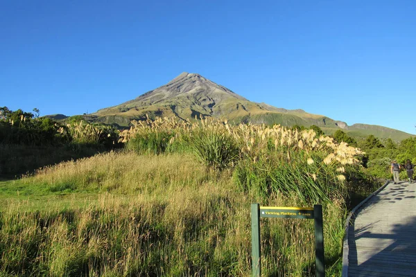 Blick Auf Den Hügel Egmont Nationalpark Neuseeland — Stockfoto