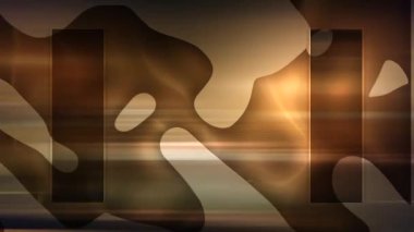 Bulanık arkaplanda hareket eden soyut bir geometrik ögenin videosu