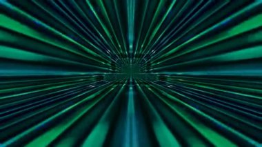 Renkli fraktal desen hareketleriyle soyut bir döngü animasyonu