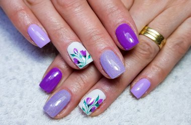 jel çizilmiş tırnaklar - profesyonel manikür