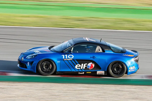 French Race Car Track Alpine A110 Cup — Stock Photo, Image