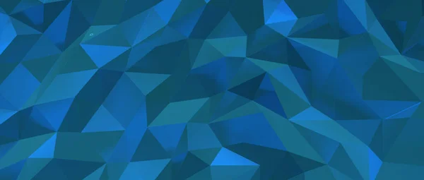 Геометрический Голубой Лед Низким Фоном — стоковое фото