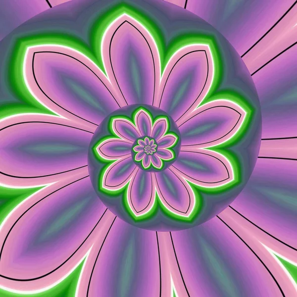 Γεωμετρική Μπουκαμβίλιες Λουλούδια Φωτεινό Ροζ Καλειδοσκόπιο Αφηρημένη Έννοια Και Όμορφο — Φωτογραφία Αρχείου